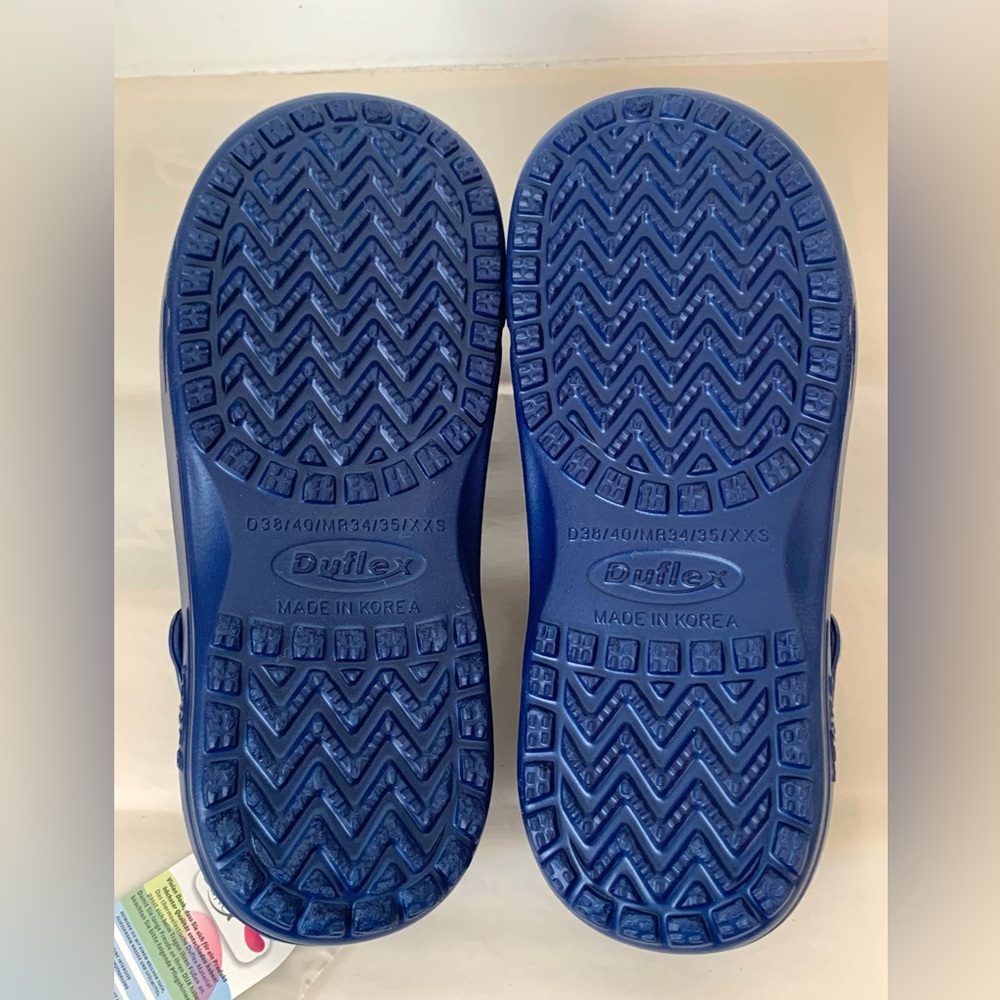 DUX clogs made in Korea by Chung-Shi. Color: navy. Can likely fit 7.5-8.5 - Picture 4 of 9